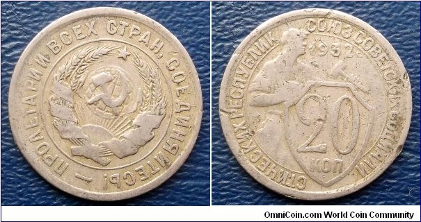 1932 Russia 20 Kopeks Y#97 Narional Arms Nice Circulated Coin Go Here:

http://stores.ebay.com/Mt-Hood-Coins