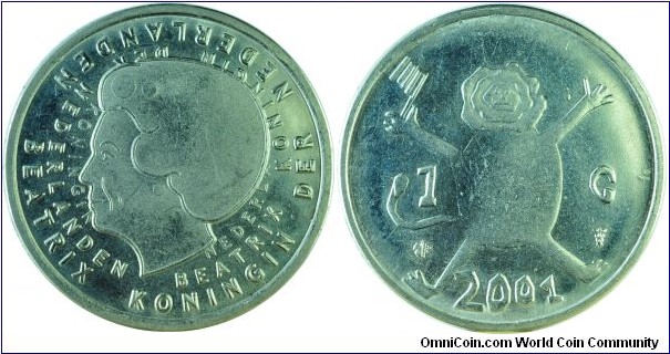 Netherlands1Gulden-km233-2001