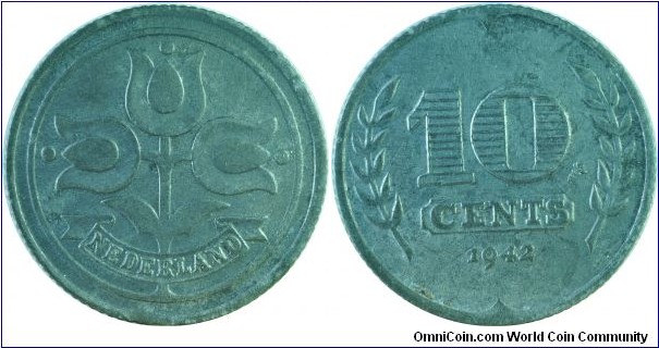 Netherlands10Cents-km173-1942