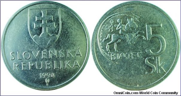 Slovakia5Korun-km14-1994