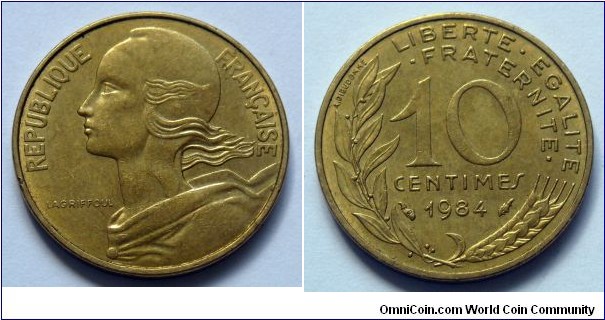 France 10 centimes.
1984