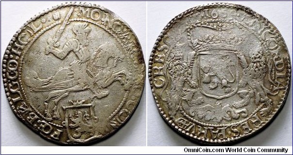 Republic of the United Netherlands, Holland, Ducaton / Silver rider (early type), 1659. Delm. 1013; V. 41.1; HNPM 42.