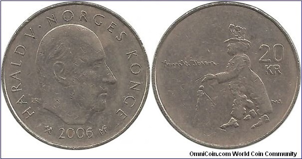 Norway 20 Kroner 2006 - Henrik İbsen