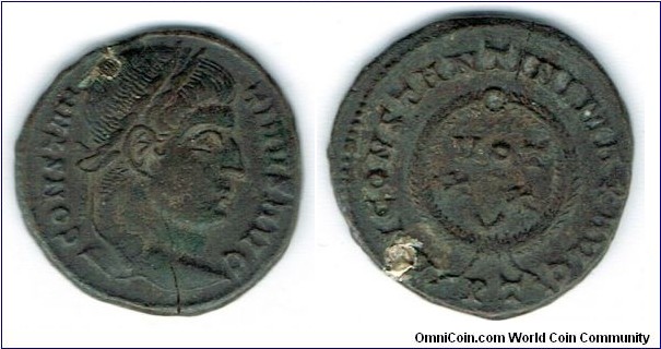 Follis 320-321 Constantine the Great
Mint: Ticinum