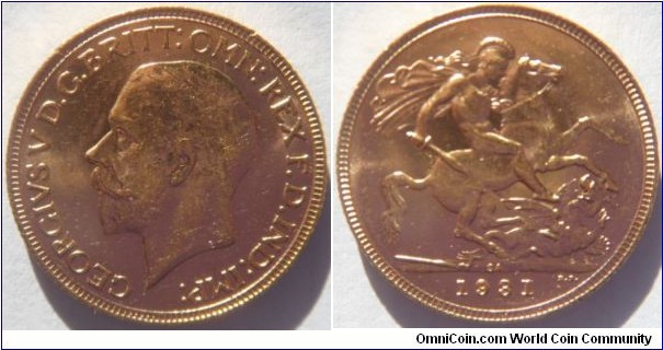 Gold Full Sovereign
SA Mint (Pretoria)
Hern #S346