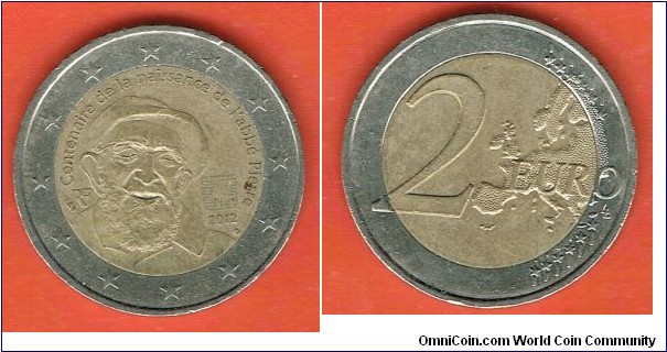 2 euro 2012, 100th years of birth of Abbé Pierre