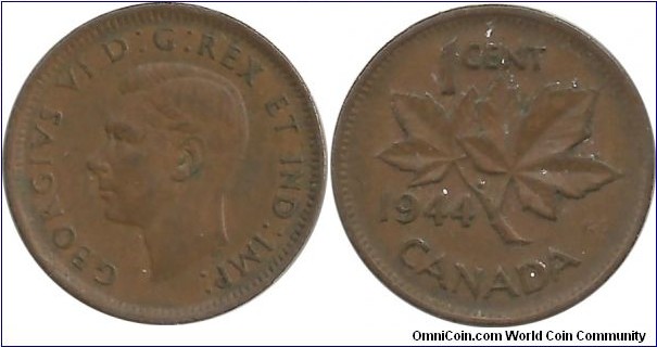 Canada 1 Cent 1944