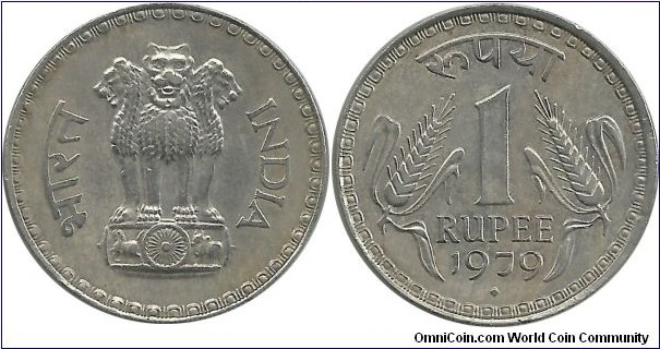 India-Republic 1 Rupee 1979(B)