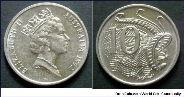 Australia 10 cents.
1992