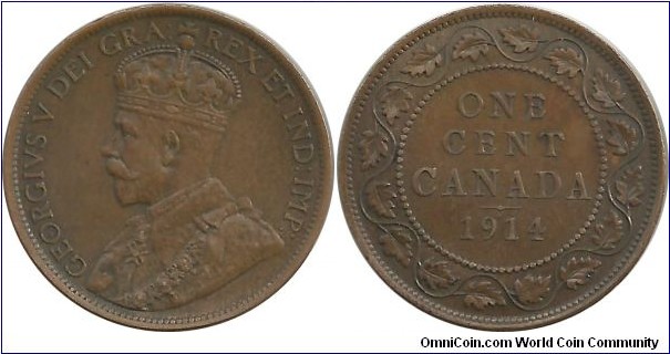 Canada 1 Cent 1914