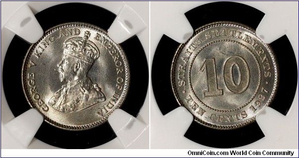 SS Kg George V 10cts 
NGC MS67