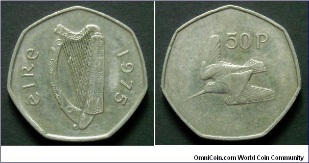 Ireland 50 pence.
1975