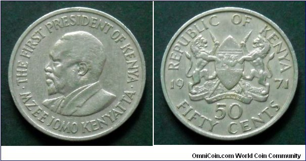 Kenya 50 cents.
1971