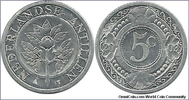 NederlandseAntillen 5 Cents 2003