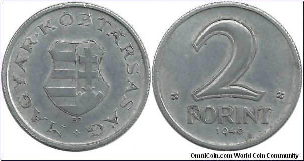 Hungary 2 Forint 1946 (Al)