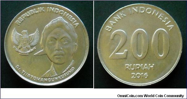 Indonesia 200 rupiah.
2016