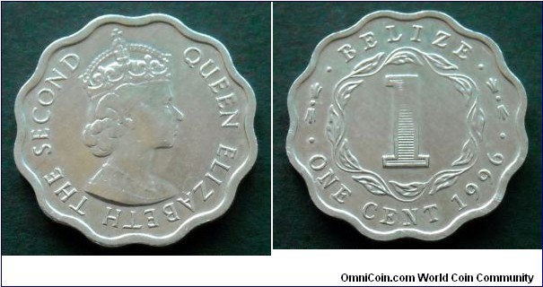 Belize 1 cent.
1996