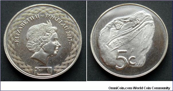 Tokelau 5 cents.
2017