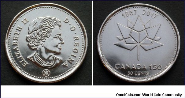 Canada 50 cents.
2017, 