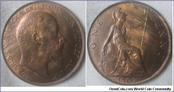 EF 1907 penny