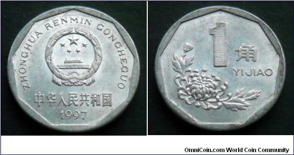 China 1 jiao.
1997