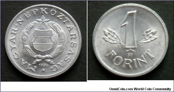Hungary 1 forint.
1980
