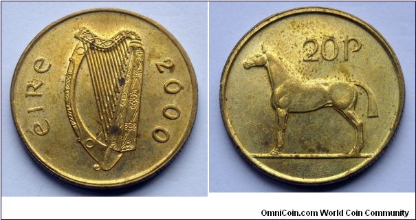 Ireland 20 pence.
2000