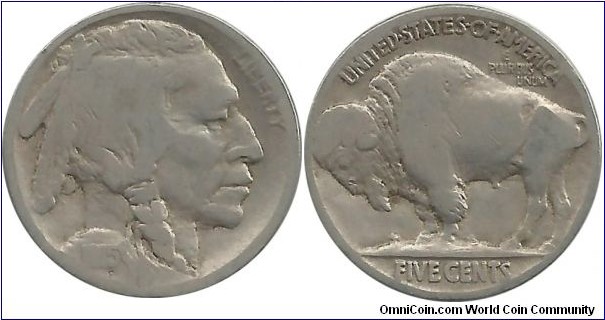 USA 5 Cents 1915 Buffalo