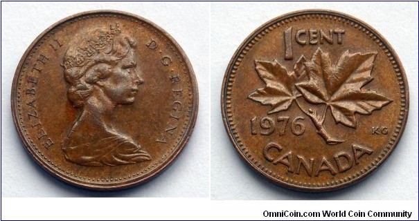Canada 1 cent.
1976