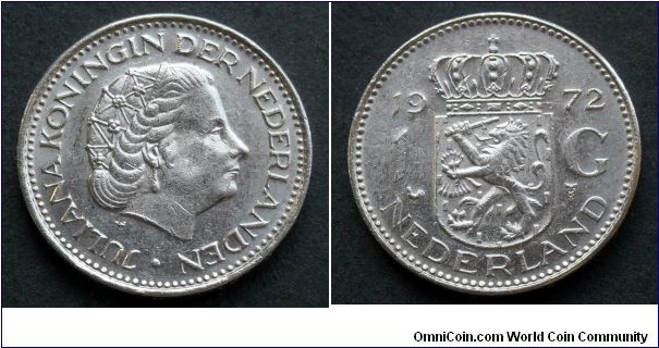 Netherlands 1 gulden.
1972