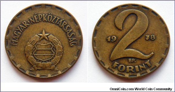 Hungary 2 forint.
1978