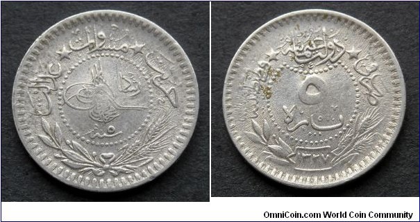 Ottoman Empire 5 para.
1327 (5)