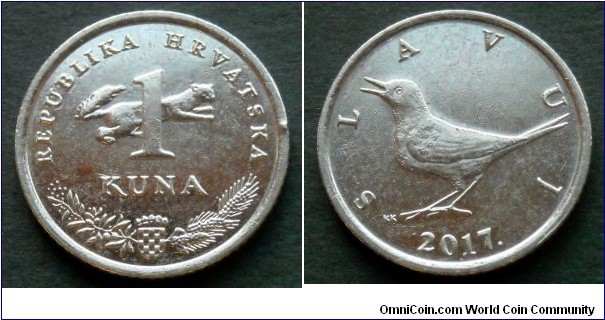 Croatia 1 kuna.
2017