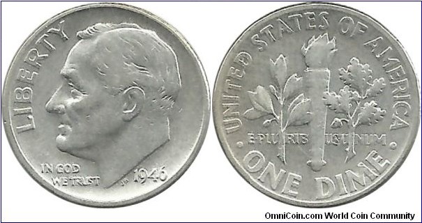 USA 10 Cents 1946
