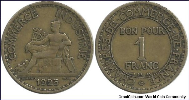 France 1 Franc 1925