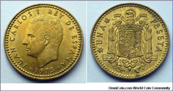 Spain 1 peseta.
1975 (1979)
