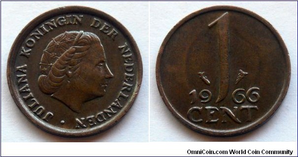 Netherlands 1 cent.
1966