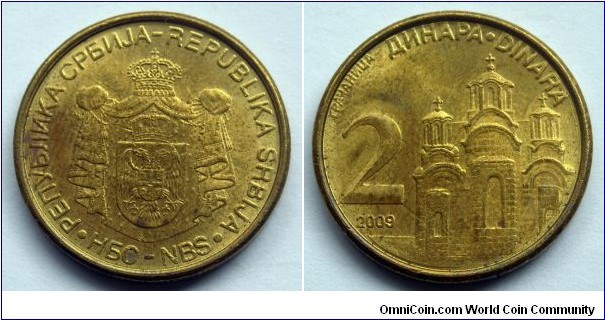 Serbia 2 dinara.
2009