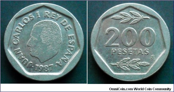 Spain 200 pesetas.
1987