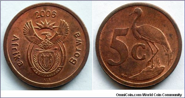 South Africa 5 cents.
2006, Sotho legend (II)