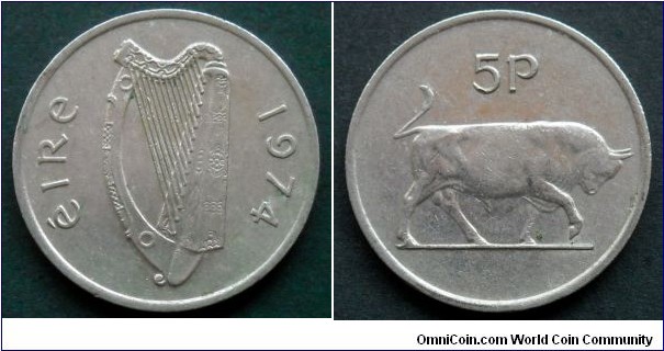 Ireland 5 pence.
1974 (II)