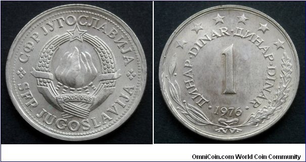 Yugoslavia 1 dinar.
1976 (II)