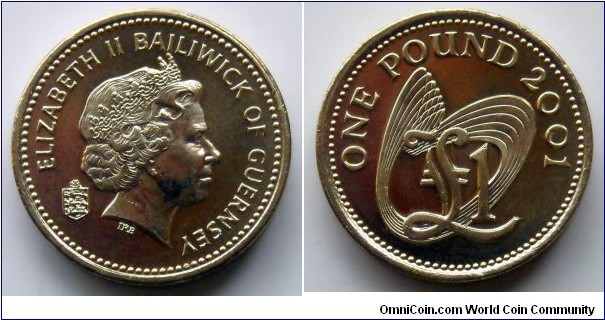Guernsey 1 pound.
2001