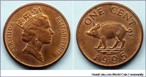 Bermuda 1 cent.
1995