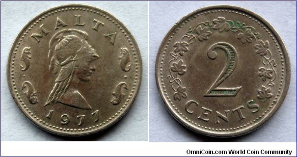 Malta 2 cents.
1977