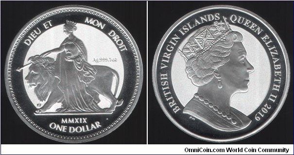 $1 Bicentenary of Queen Victoria Una and the Lion 