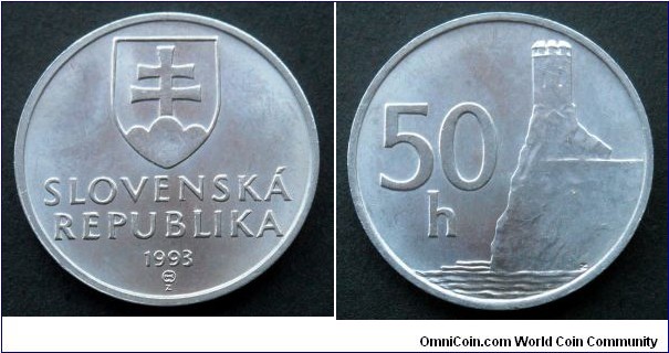 Slovakia 50 halierov.
1993 (II)