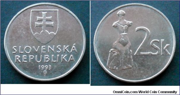 Slovakia 2 koruny.
1993 (II)