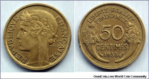 France 50 centimes.
1938 (II)