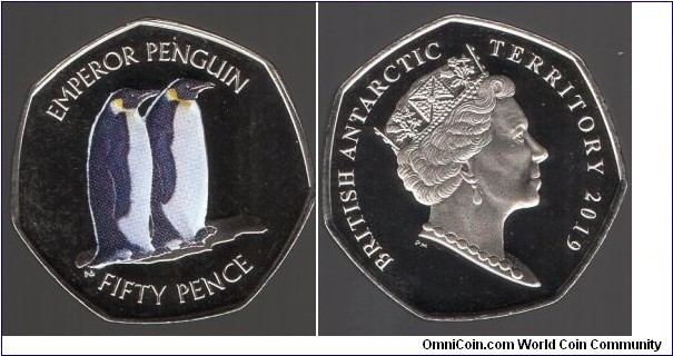 British Antarctic Territory 50p Emperor Penguin 